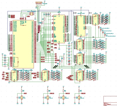 Bild 3: CPD9-Z80-Busplatine